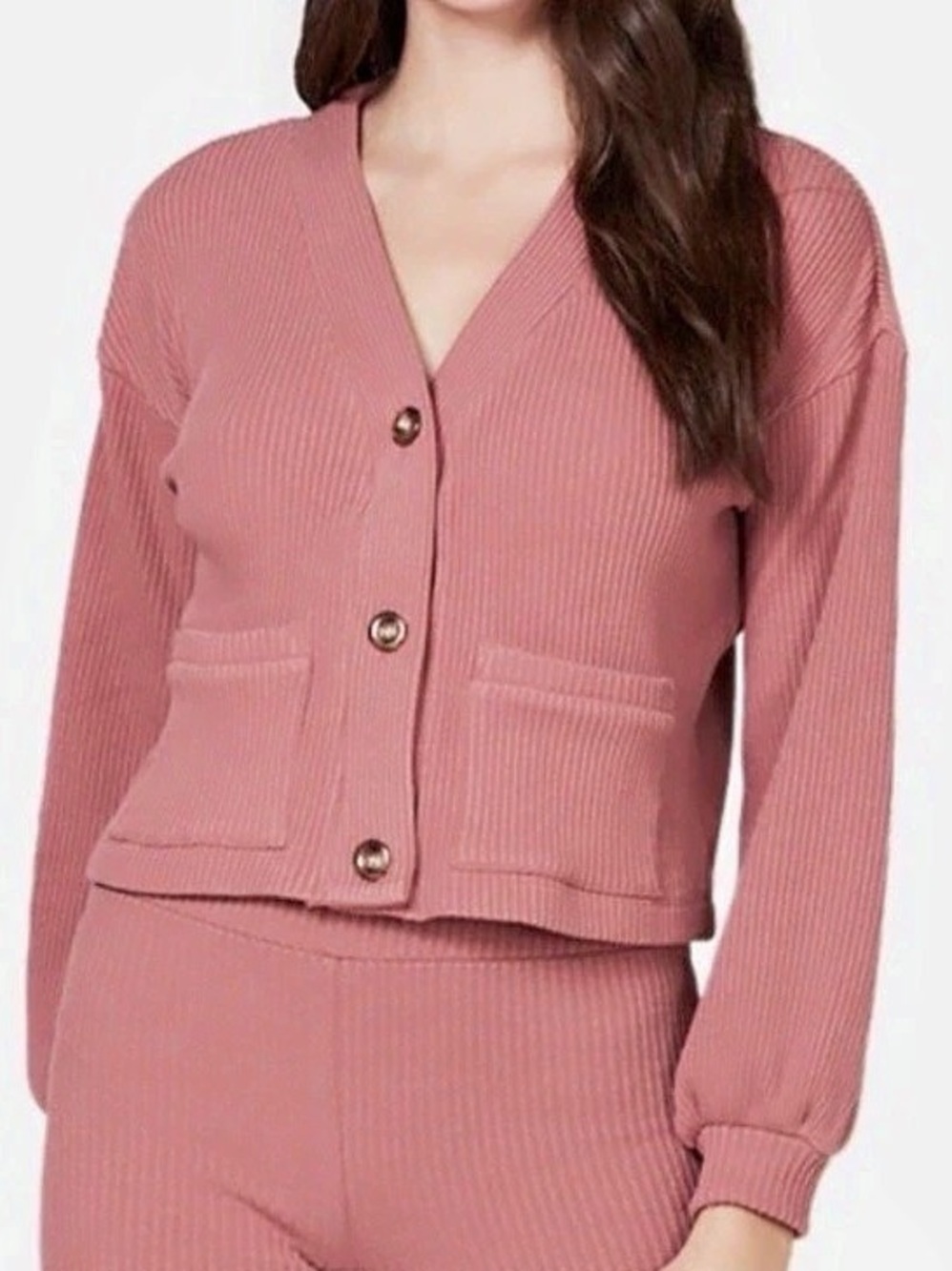 Lett Lisse Ribbed Cardigan